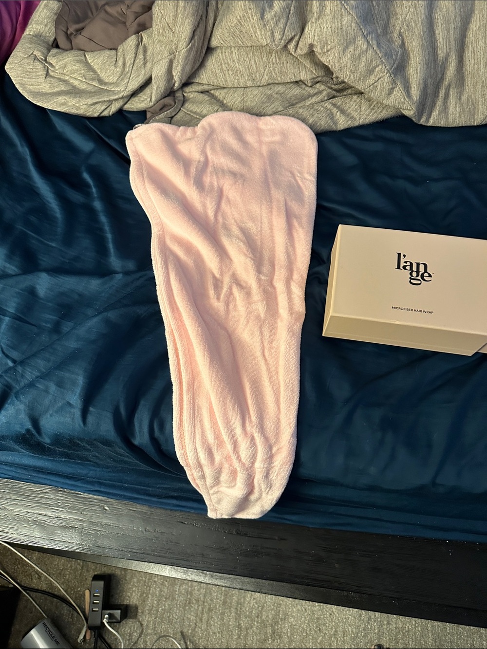Lange Pink Microfiber Hair Wrap